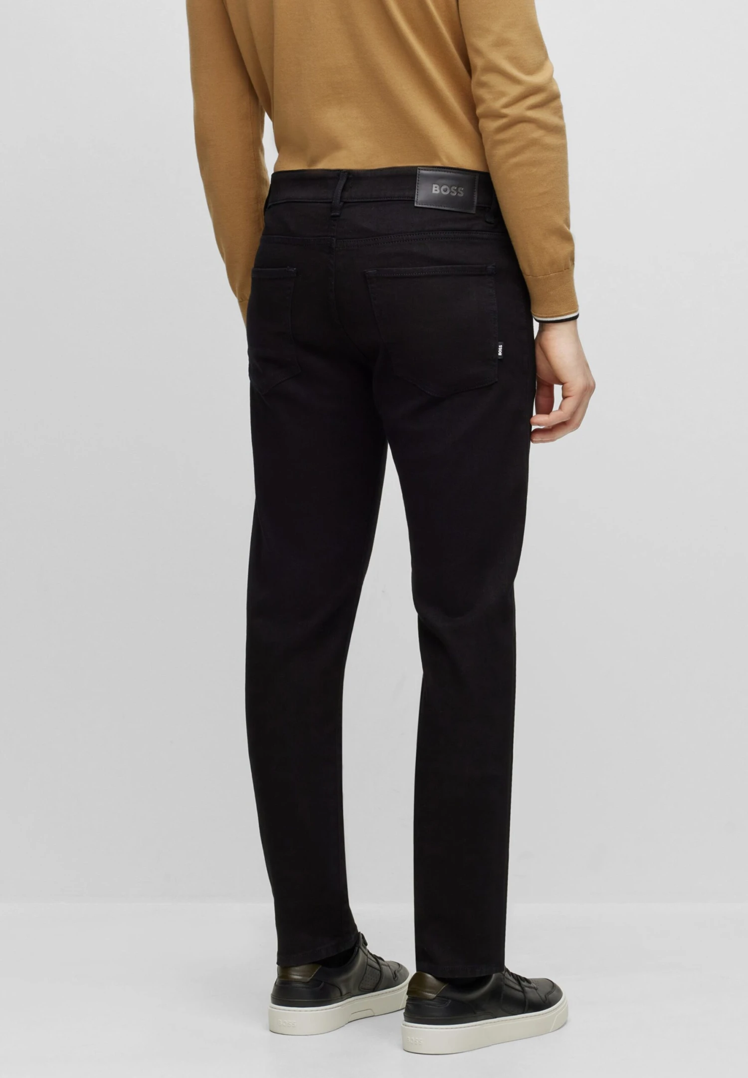 Boss Slim Fit Jeans - Black 3 Boss Slim Fit Jeans - Black - Image 3