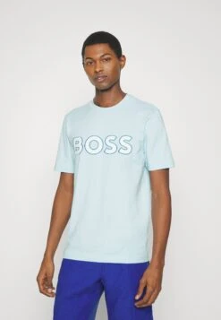 Boss Telogox - Print T-Shirt - Open Blue