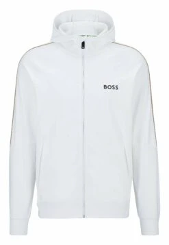Boss Sicon Mb 1 - Zip-Up Sweatshirt - White -Boss Sales Store 5a50024fabe34bbba6a3ecf37aa340bc
