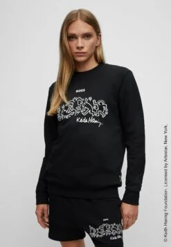 Boss X Keith Haring W_Haring - Sweatshirt - Black One