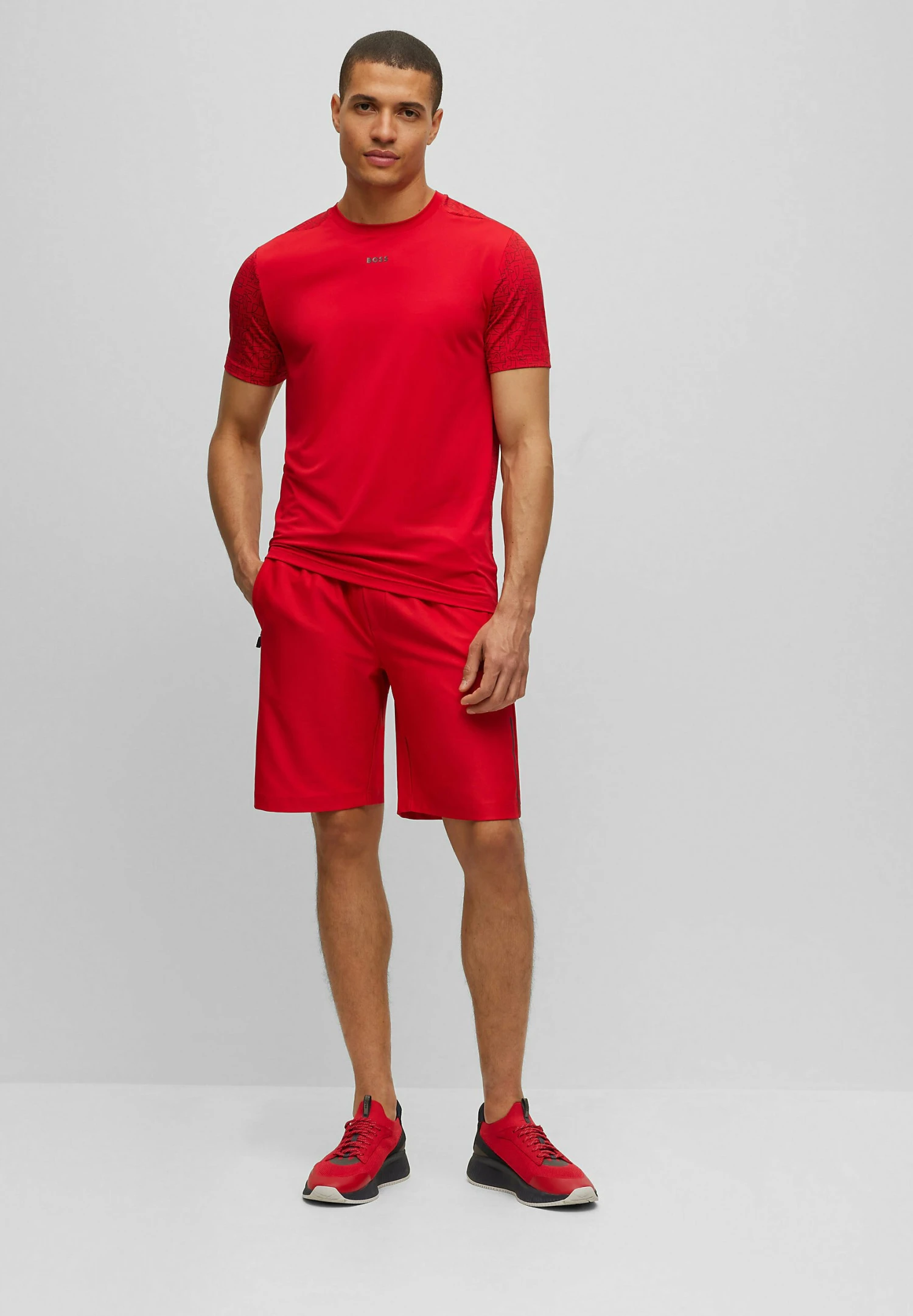 Boss Hecon Active 1 - Tracksuit Bottoms - Red 2 Boss Hecon Active 1 - Tracksuit Bottoms - Red - Image 2