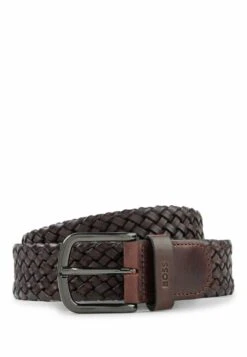 Boss Sash - Braided Belt - Dark Brown Two