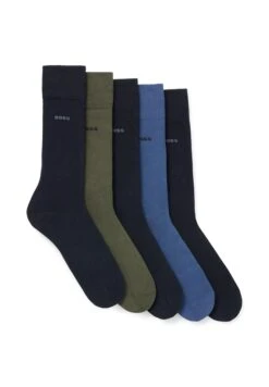 Boss 5 Pack - Socks - Dunkelblau Grün Hellblau
