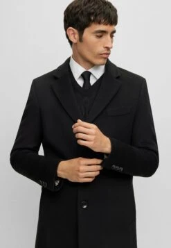 Boss H-Hyde-234 - Classic Coat - Black One -Boss Sales Store 5c6e525d909640f0a68f6aa1711f3c70