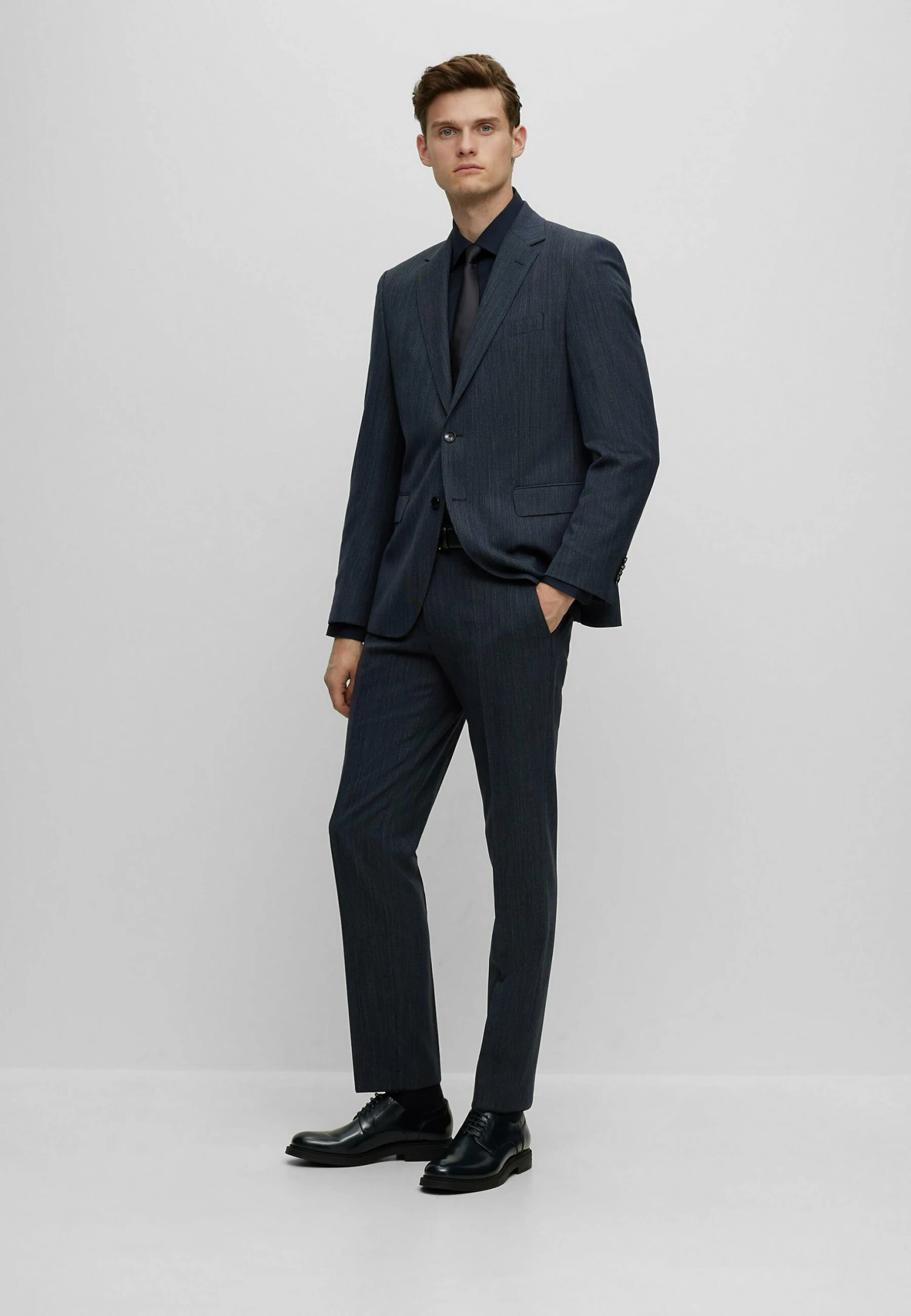 Boss Saul Derb Ab - Smart Lace-Ups - Dark Blue One 1 Boss Saul Derb Ab - Smart Lace-Ups - Dark Blue One