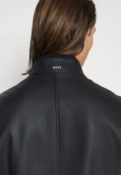 Boss Mapson - Leather Jacket - Black -Boss Sales Store 5eef6502959d455092f23a85e12e09f6