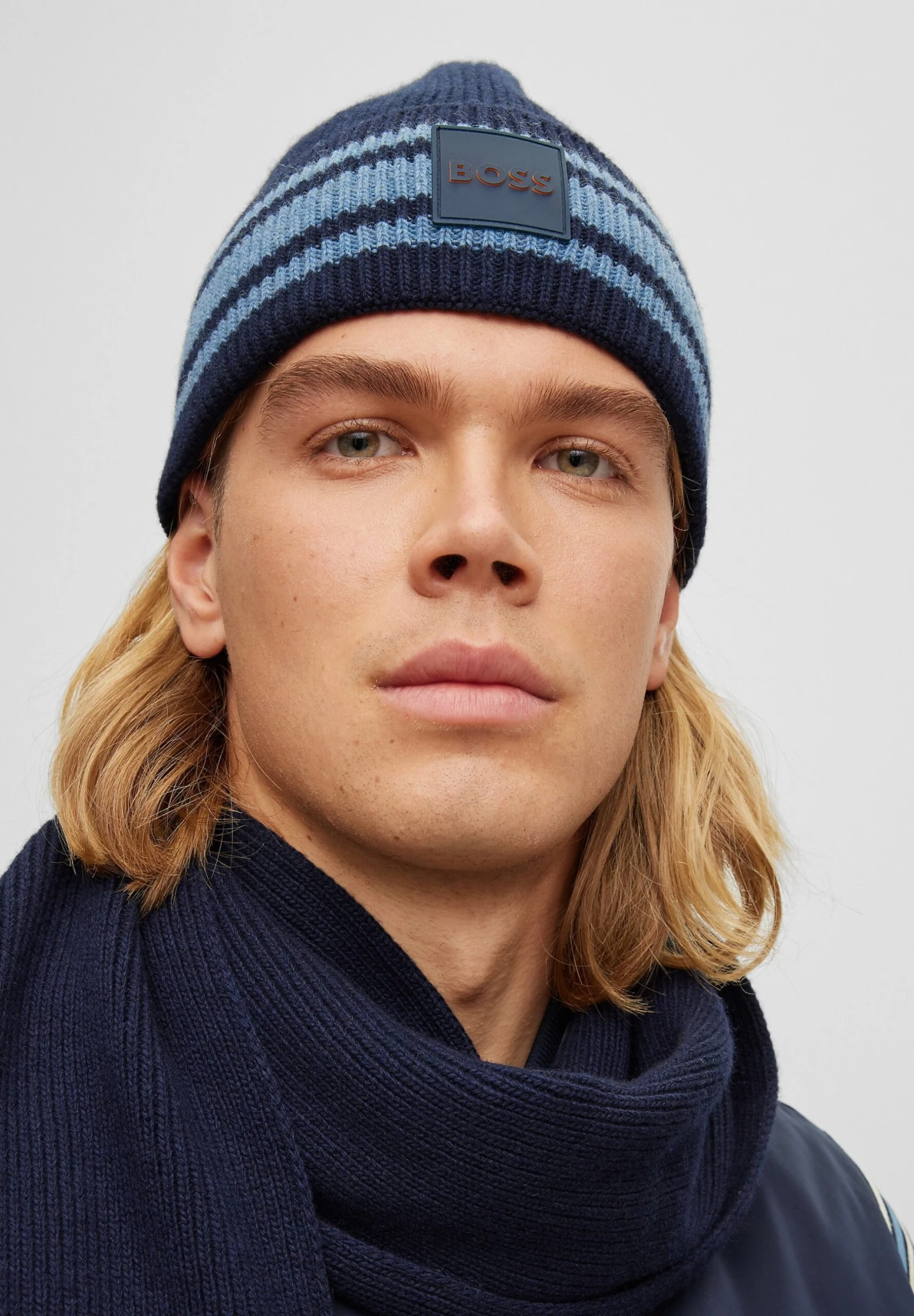 Boss Adamo Set - Scarf - Dark Blue 1 Boss Adamo Set - Scarf - Dark Blue