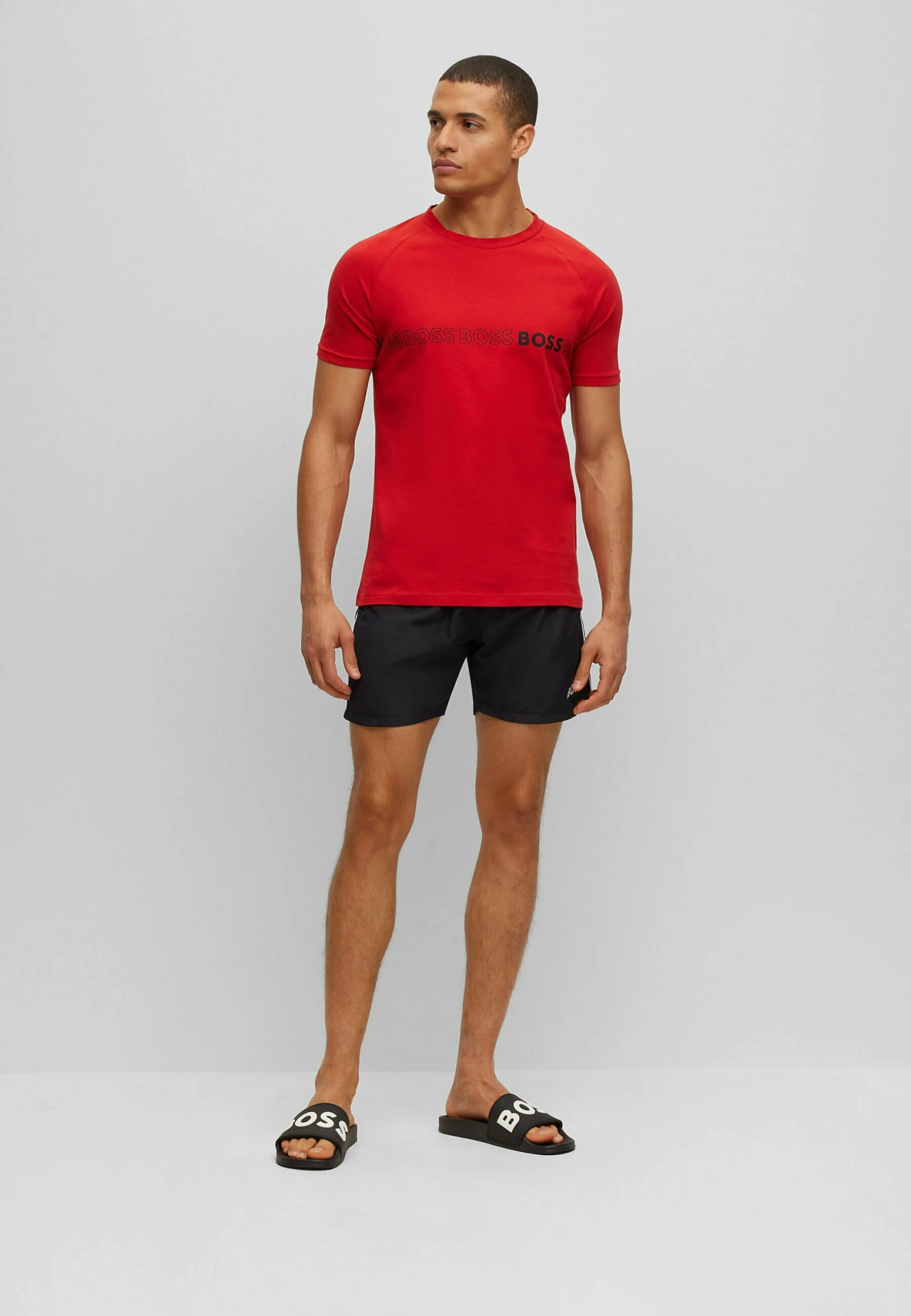 Boss Kirk - Pool Slides - Black One 1 Boss Kirk - Pool Slides - Black One