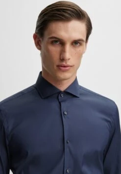 Boss P Hank Spread - Formal Shirt - Dark Blue Ten -Boss Sales Store 647a38d871de4df0aeada2c41bf6c1de