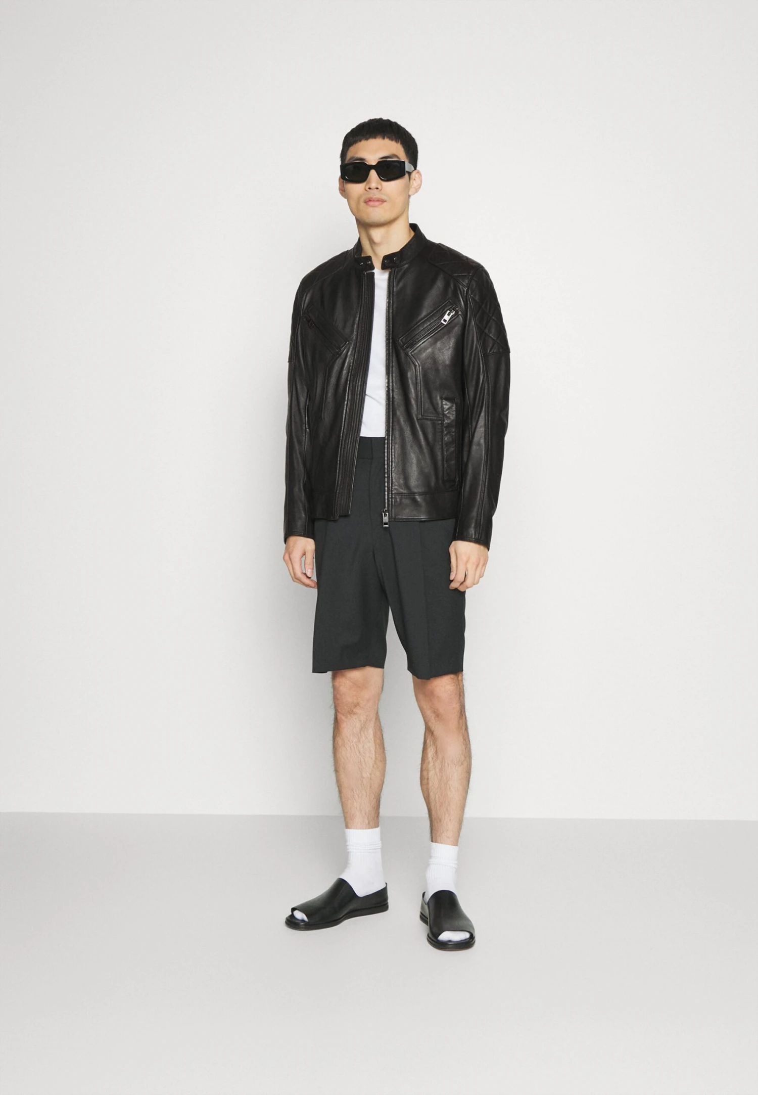 Boss Jonata - Leather Jacket - Black One 2 Boss Jonata - Leather Jacket - Black One - Image 2