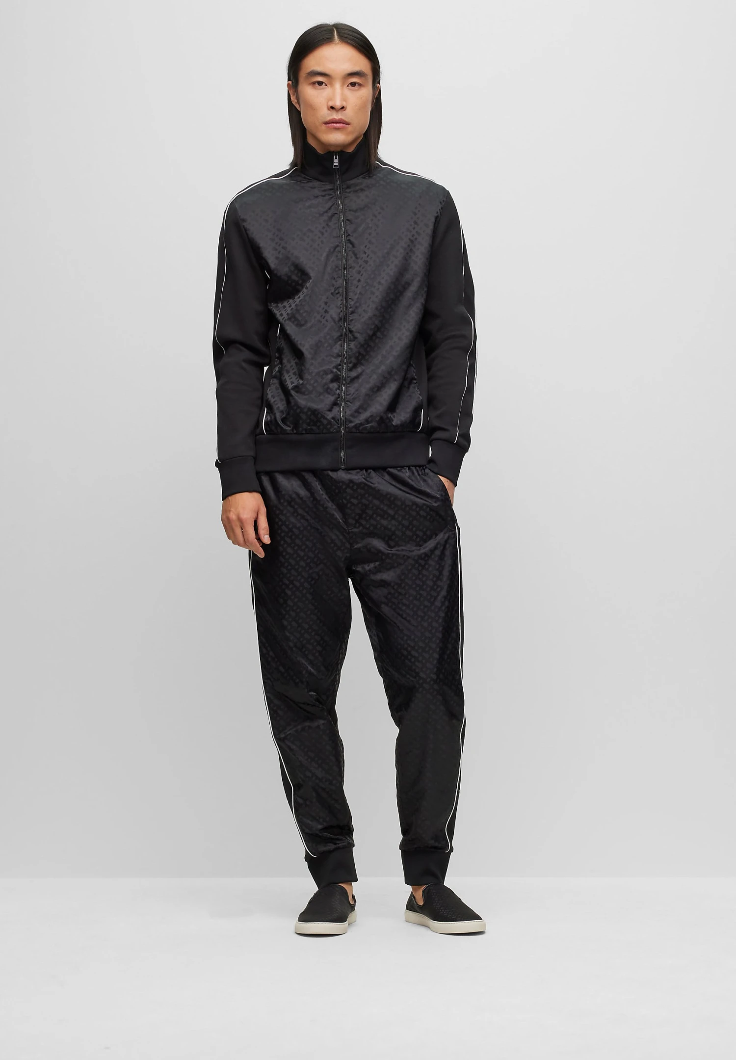 Boss Shepherd - Zip-Up Sweatshirt - Black 2 Boss Shepherd - Zip-Up Sweatshirt - Black - Image 2