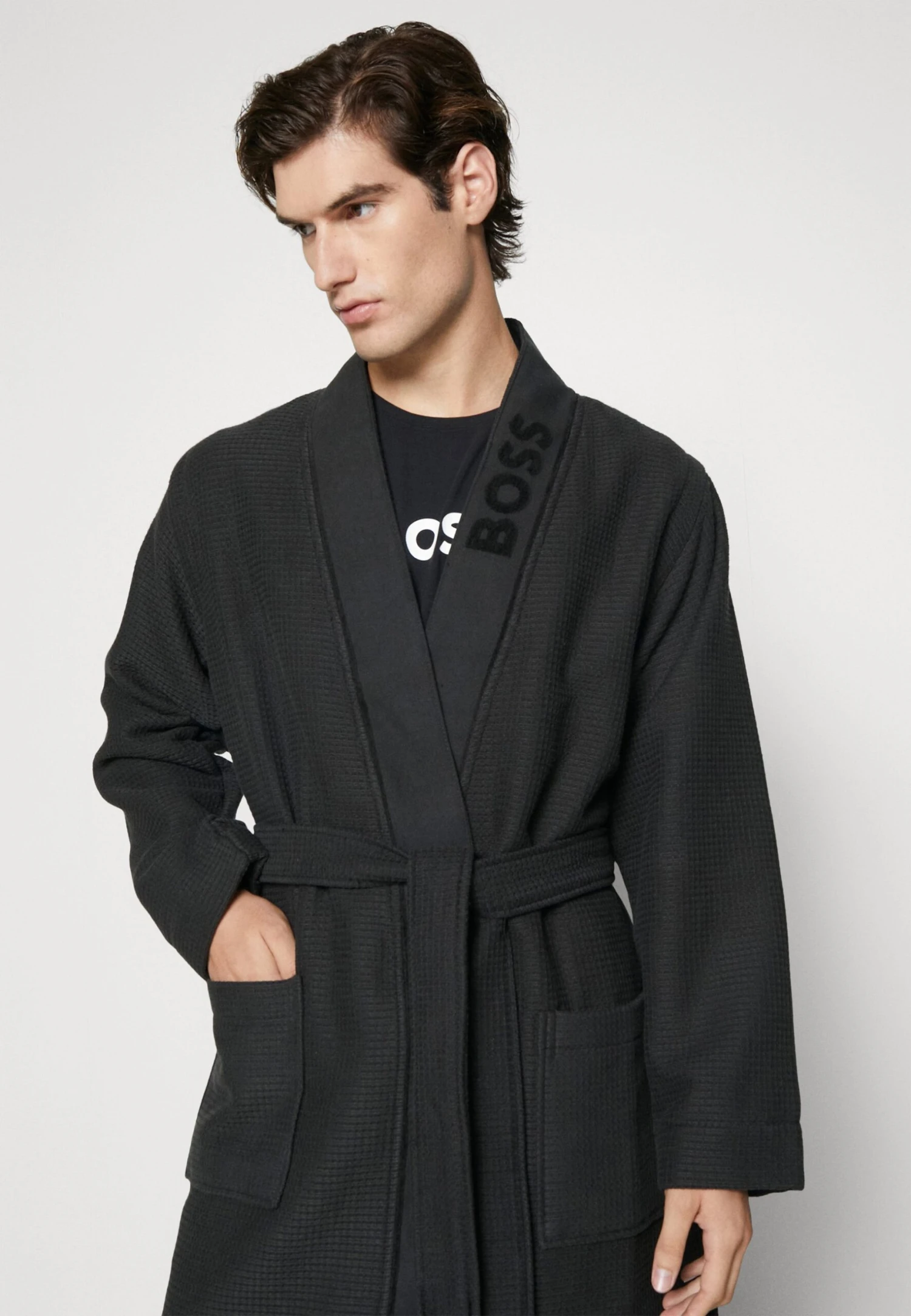 Boss Kimono - Dressing Gown - Black 4 Boss Kimono - Dressing Gown - Black - Image 4