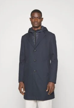 Boss Hyde Hood - Short Coat - Dark Blue