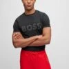 Boss Active - Print T-Shirt - Black One
