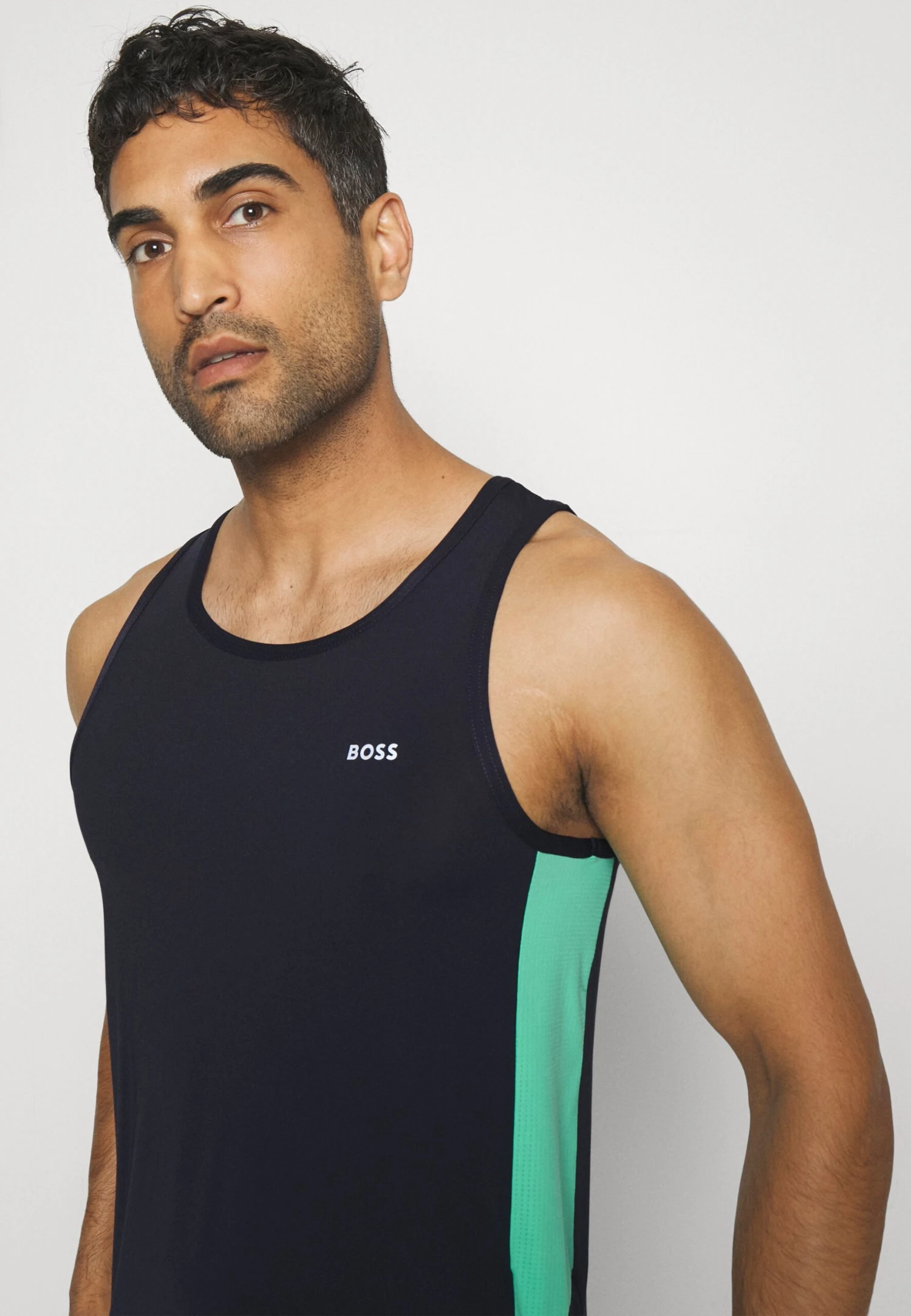 Boss Taank Active - Top - Dark Blue 4 Boss Taank Active - Top - Dark Blue - Image 4