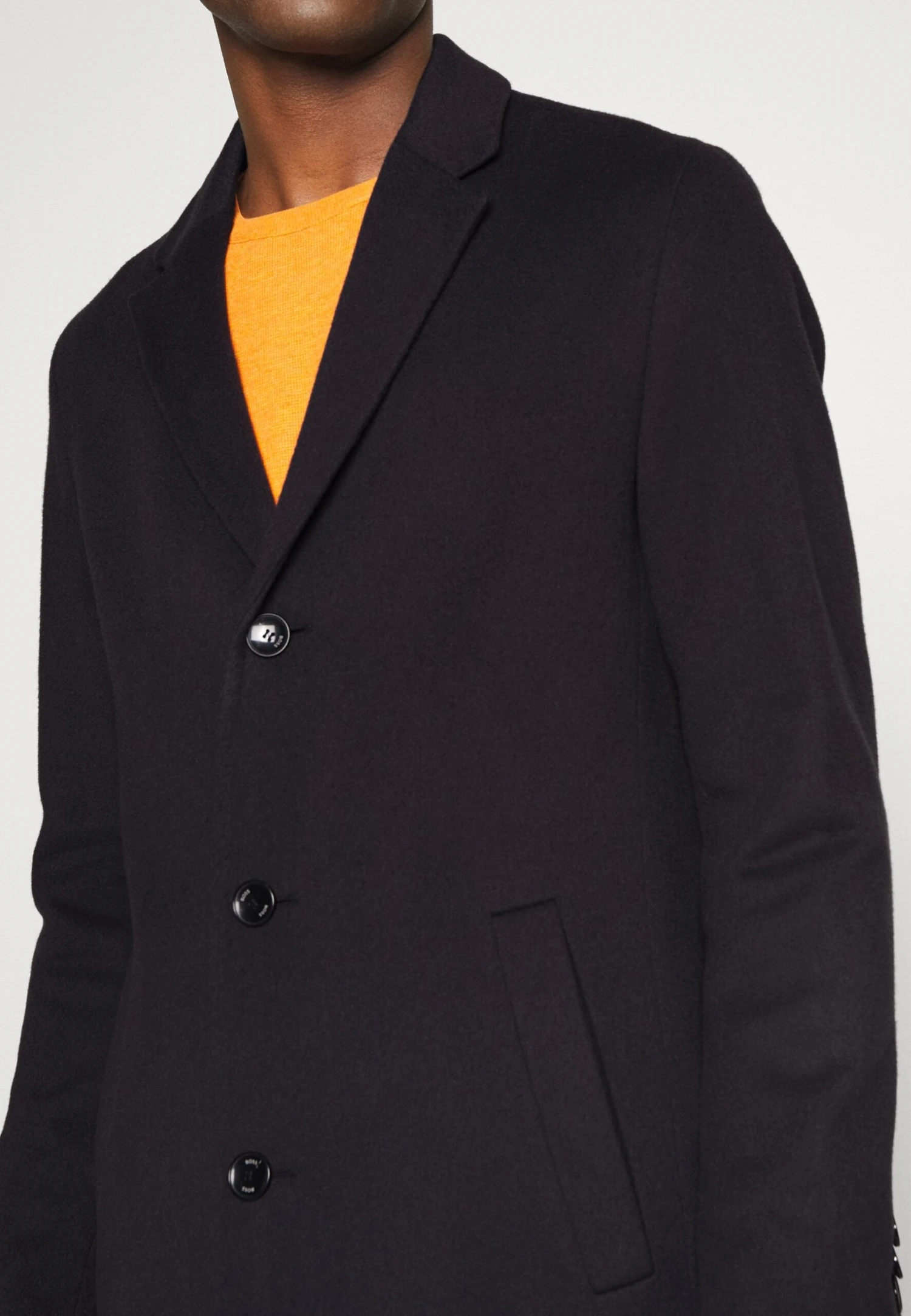 Boss Hyde - Classic Coat - Dark Blue 5 Boss Hyde - Classic Coat - Dark Blue - Image 5