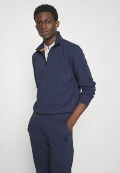 Boss Zetrust - Sweatshirt - Navy -Boss Sales Store 75a98510fc2f4dd88639cc8c5b73d735