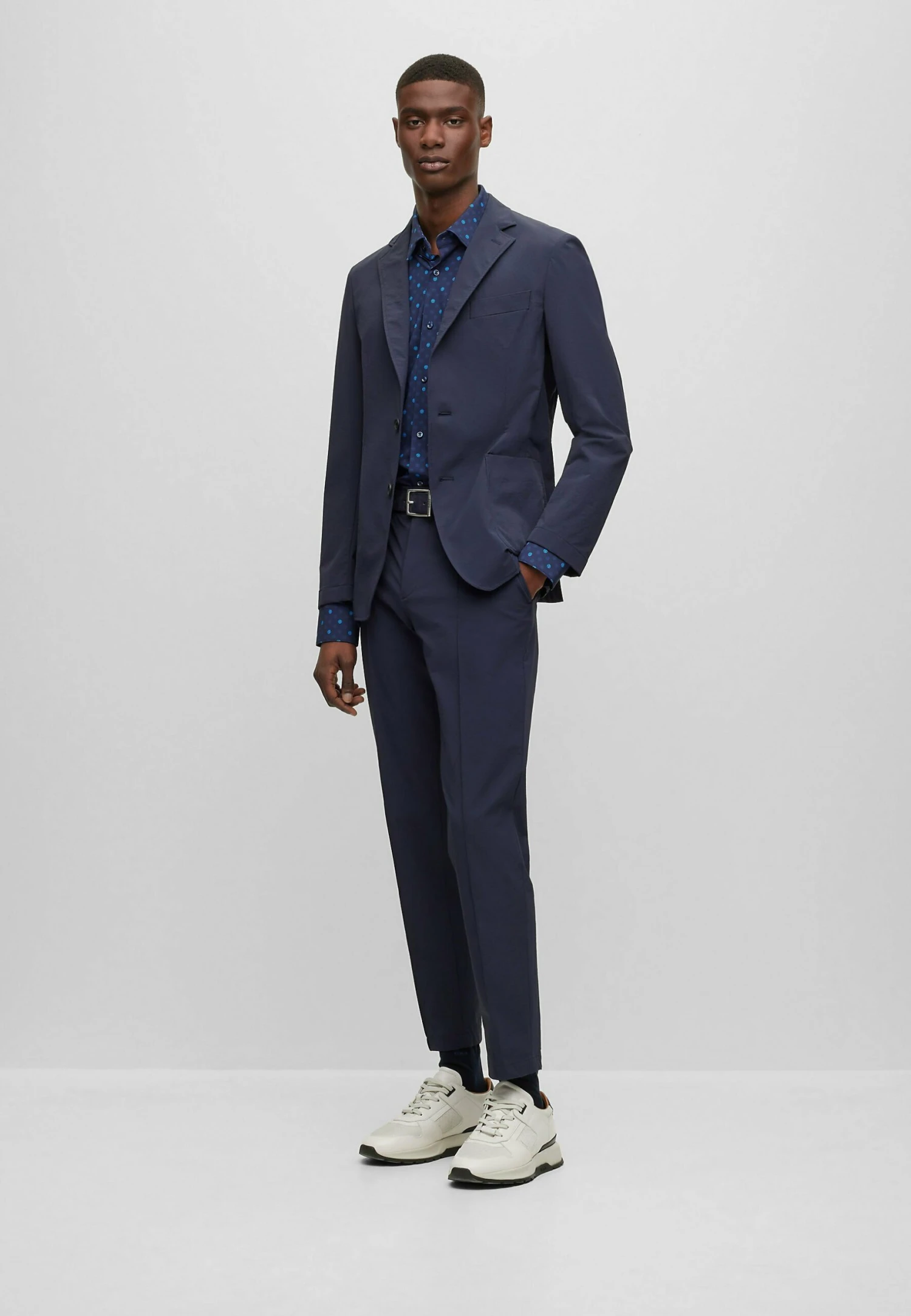 Boss P-Hank-S-Kent - Shirt - Blue Fourteen 2 Boss P-Hank-S-Kent - Shirt - Blue Fourteen - Image 2