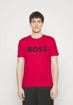 Boss Thinking - Print T-Shirt - Medium Pink