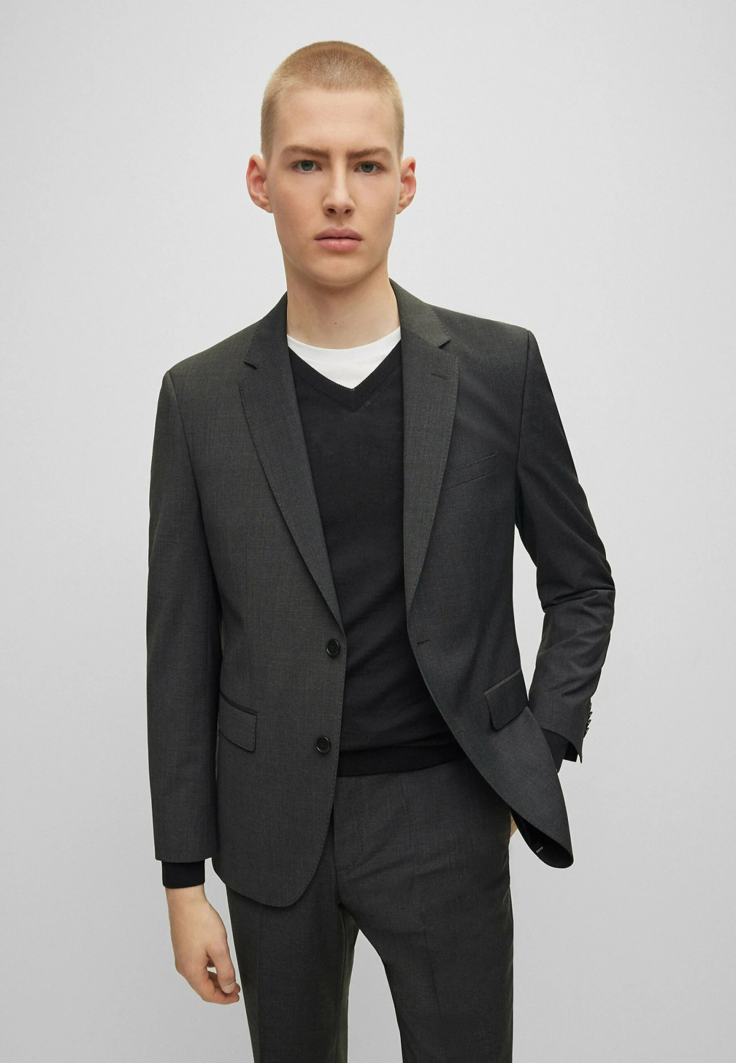 Boss Jasper 2 Set - Suit - Dark Grey Eight 2 Boss Jasper 2 Set - Suit - Dark Grey Eight - Image 2