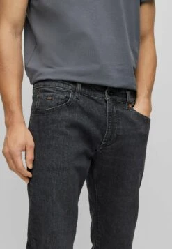 Boss Straight Leg Jeans - Charcoal Six -Boss Sales Store 79b66d8f99674b968768dc20a8f73183