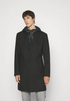 Boss Hyde Hood - Short Coat - Black