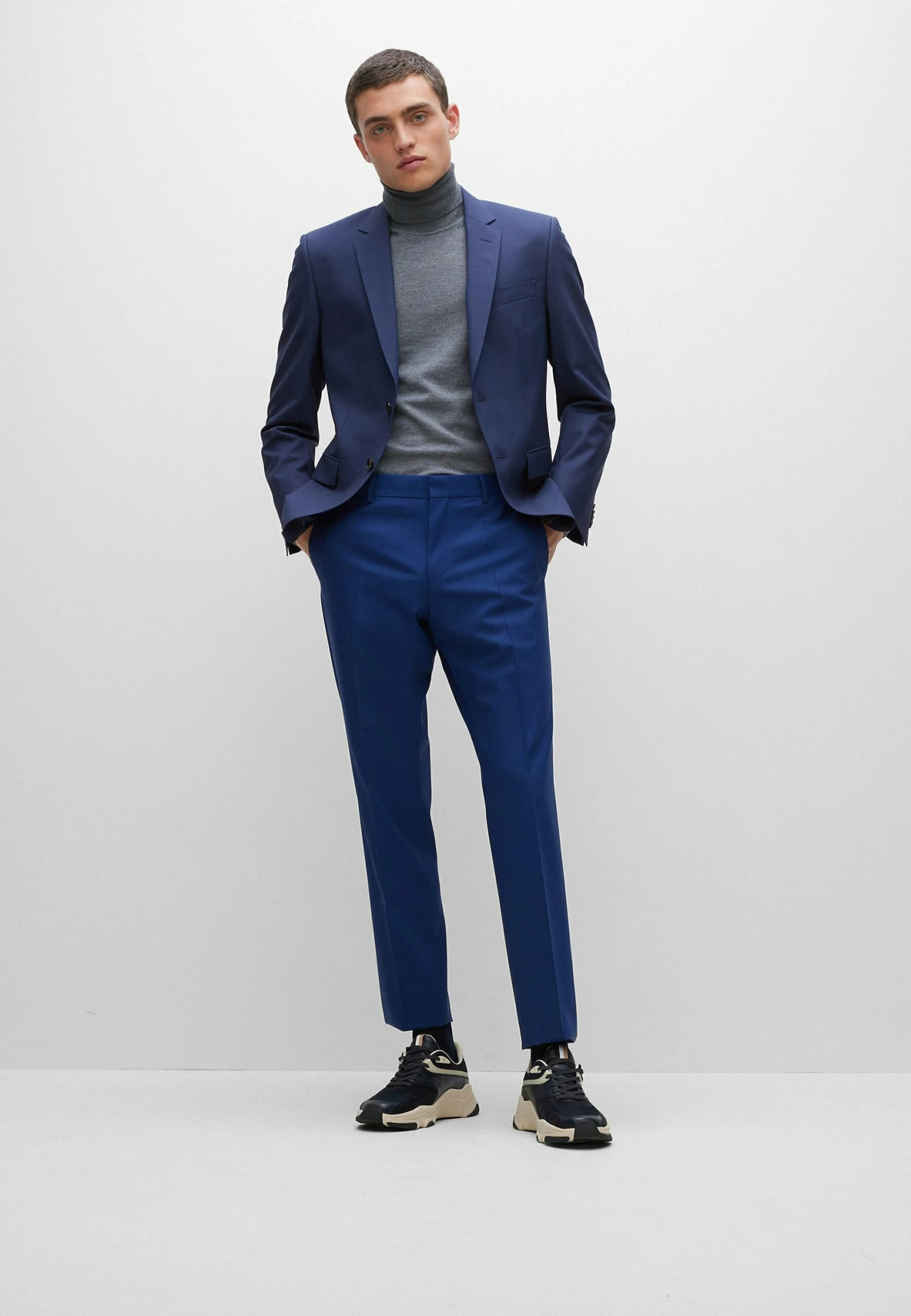 Boss Blazer Jacket - Dark Blue Nineteen 2 Boss Blazer Jacket - Dark Blue Nineteen - Image 2