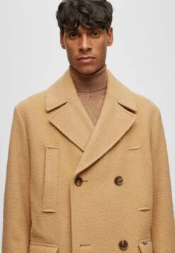 Boss H-Cam-Db-234 - Classic Coat - Beige 10 Boss H-Cam-Db-234 - Classic Coat - Beige -Boss Sales Store 80c198713f3c40f9b53914271aae2815