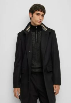 Boss H-Jared-Standup-234 - Classic Coat - Black One -Boss Sales Store 819a0b05f5e249daa8badf7b36ef2914