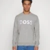 Boss Salbo - Sweatshirt - Light Pastel Grey