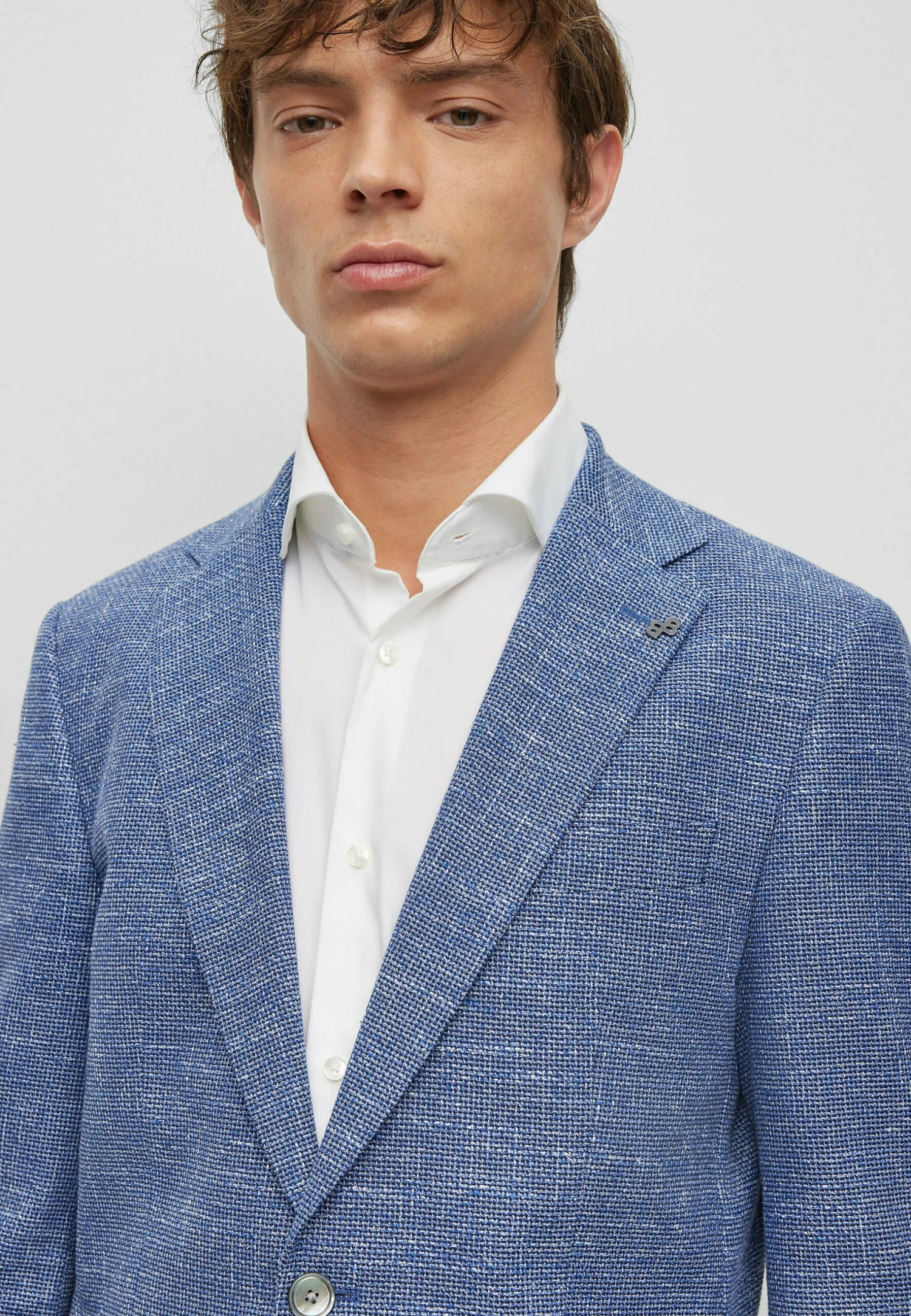 Boss H-Hutson - Blazer Jacket - Open Blue Fifteen 5 Boss H-Hutson - Blazer Jacket - Open Blue Fifteen - Image 5