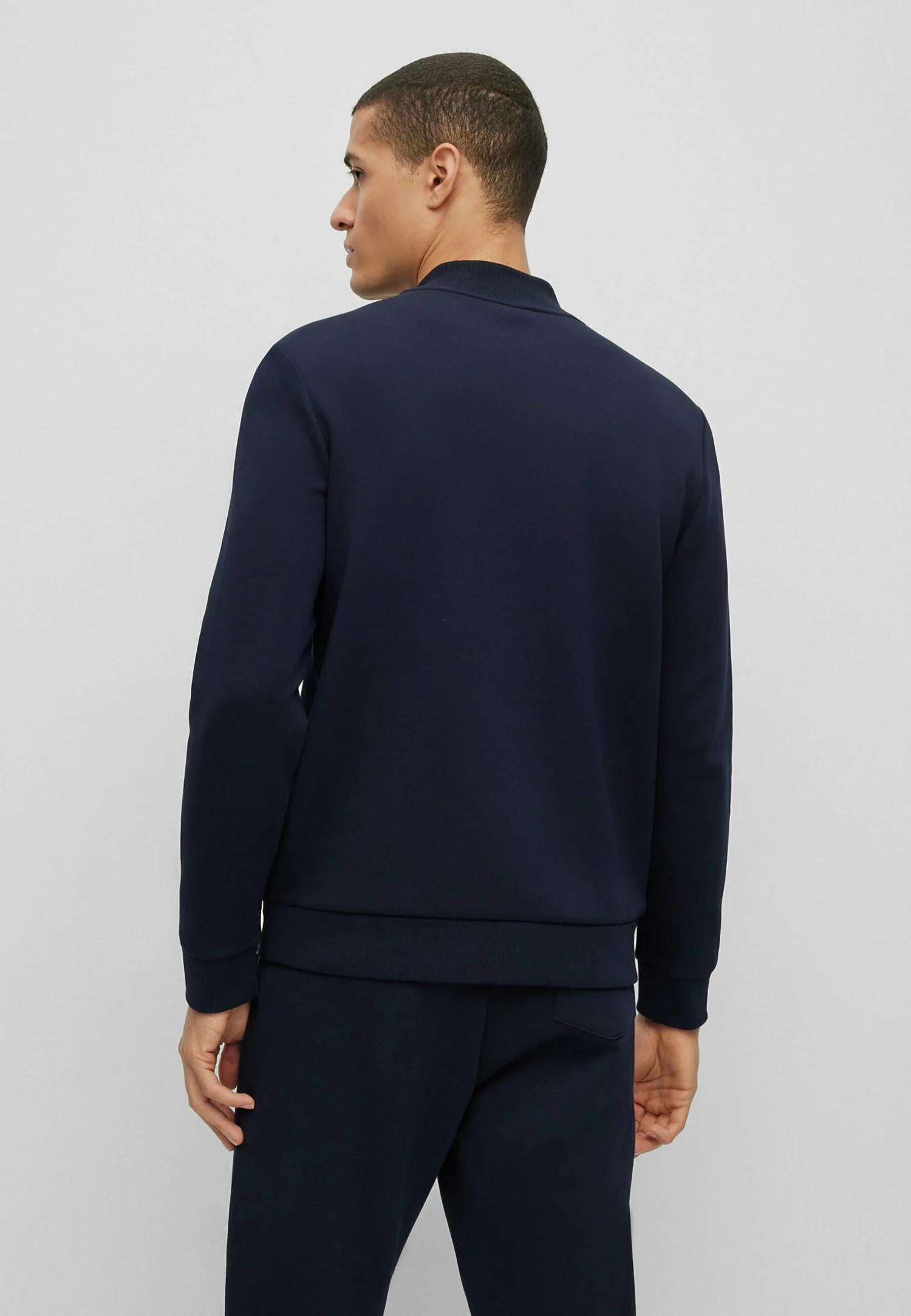 Boss Salbock - Sweatshirt - Dark Blue Two 3 Boss Salbock - Sweatshirt - Dark Blue Two - Image 3