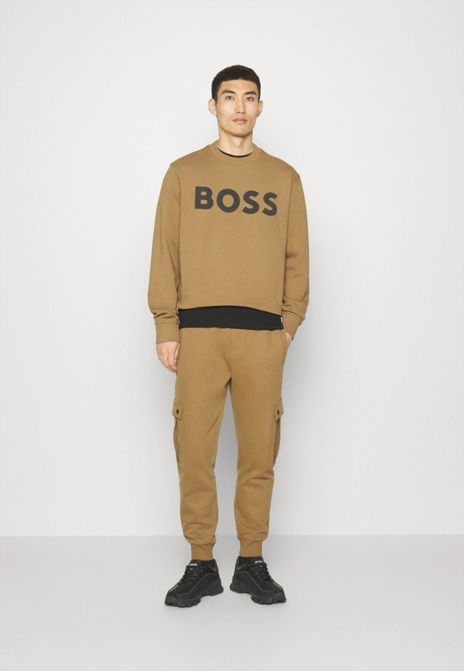 Boss Seteam - Tracksuit Bottoms - Open Beige 2 Boss Seteam - Tracksuit Bottoms - Open Beige - Image 2
