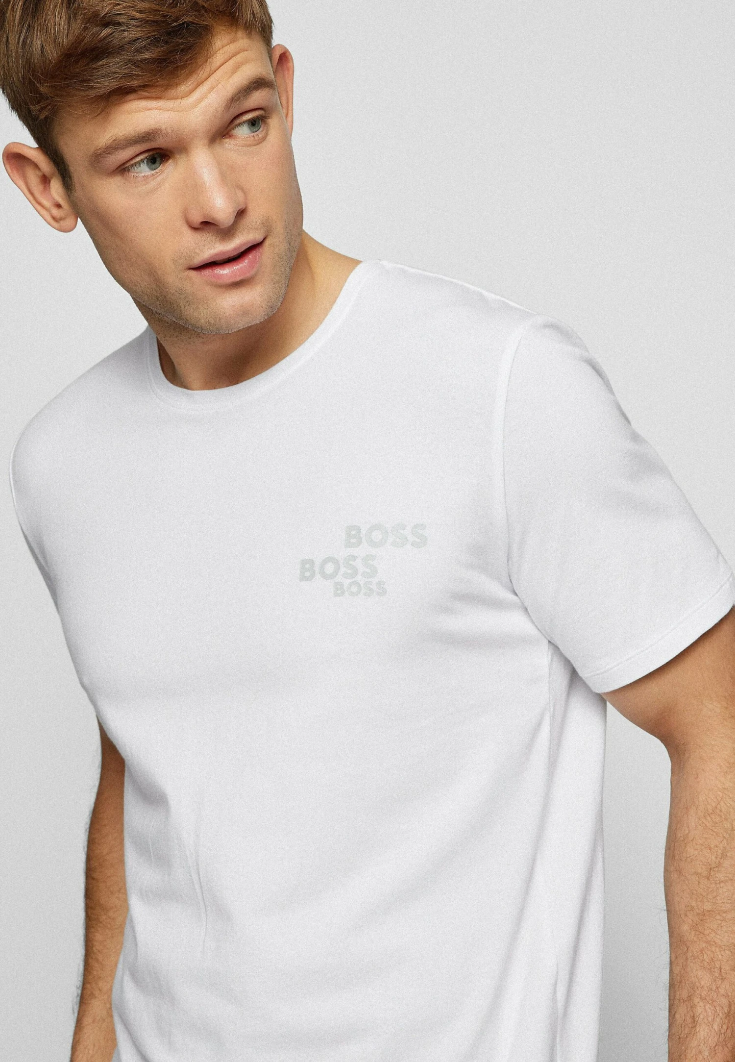 Boss Pyjama Top - White 4 Boss Pyjama Top - White - Image 4