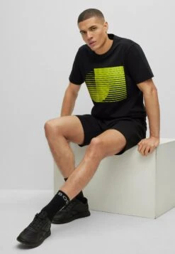 Boss Print T-Shirt - Black One -Boss Sales Store 8a0223b56ee740f88aa8aaa856033603