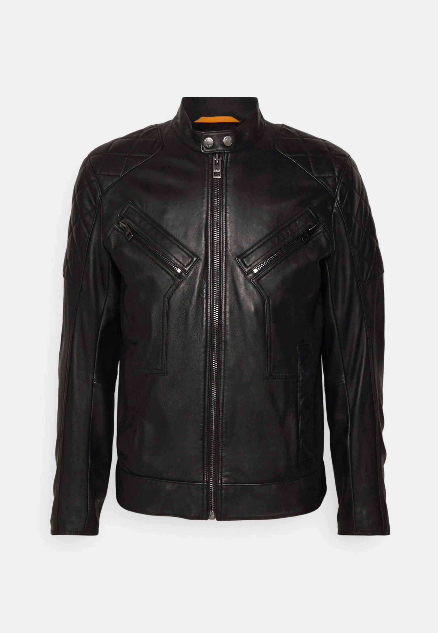 Boss Jonata - Leather Jacket - Black One 4 Boss Jonata - Leather Jacket - Black One - Image 4