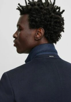 Boss H-Hyde-234 - Classic Coat - Dark Blue Four -Boss Sales Store 8ce1060ae3904561a0ab540781cb9ff5