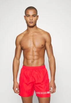 Boss Dolphin - Swimming Shorts - Bright Red