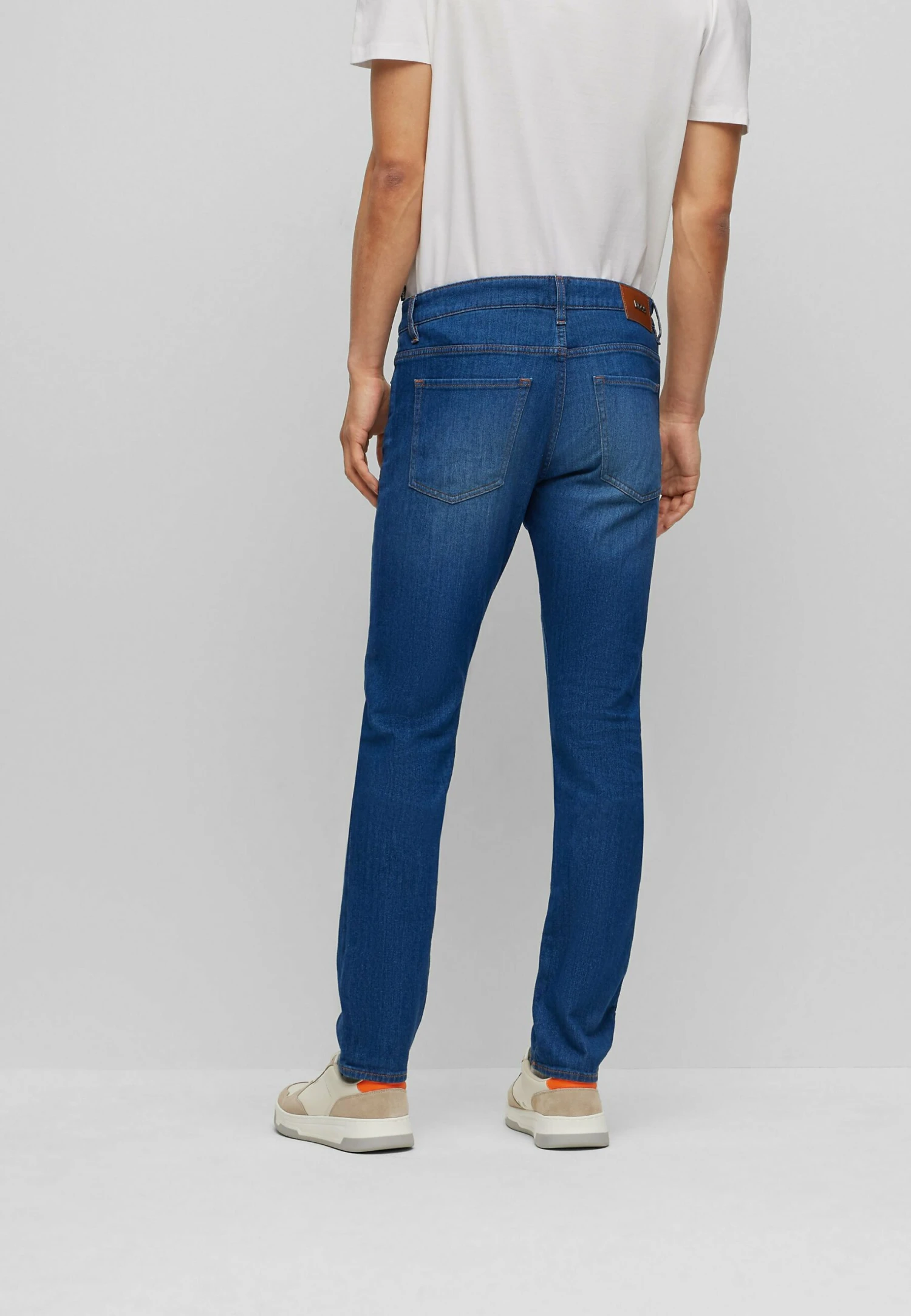 Boss Delaware - Slim Fit Jeans - Blue Fourteen 3 Boss Delaware - Slim Fit Jeans - Blue Fourteen - Image 3