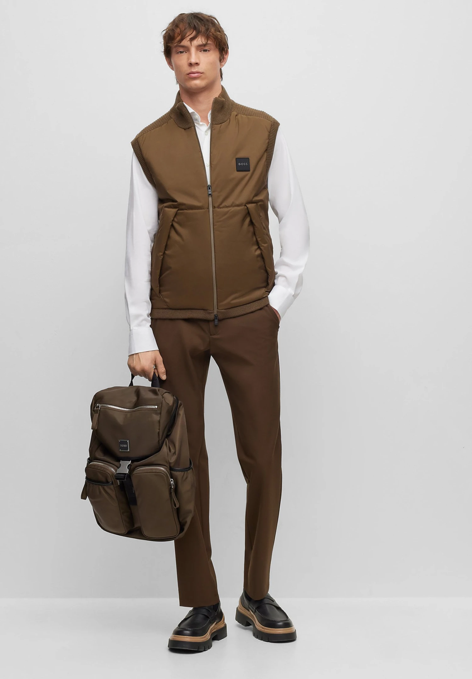 Boss P-Orbito - Waistcoat - Open Green 2 Boss P-Orbito - Waistcoat - Open Green - Image 2