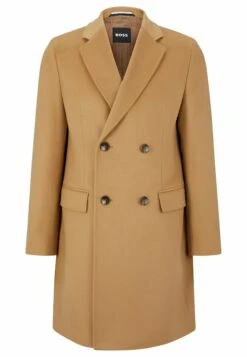 Boss H-Hyde-Db-Flaps - Classic Coat - Beige