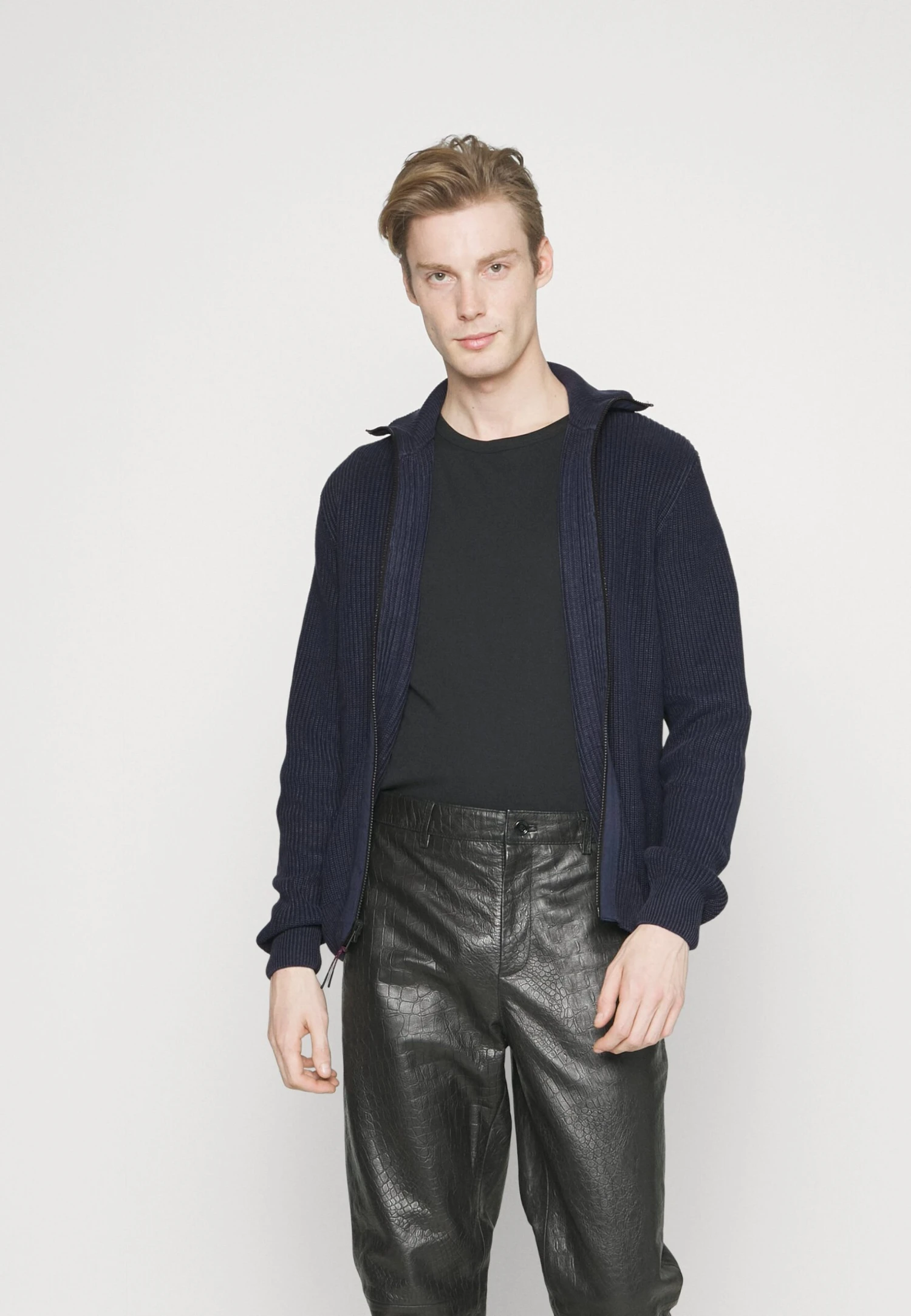 Boss Abinero - Cardigan - Dark Blue 4 Boss Abinero - Cardigan - Dark Blue - Image 4