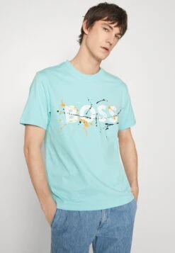 Boss Teeart - Print T-Shirt - Open Blue -Boss Sales Store 97c64635052647828eb5e7ecda8d6d6e