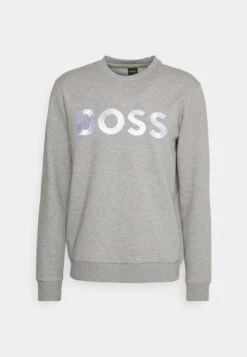 Boss Salbo - Sweatshirt - Light Pastel Grey -Boss Sales Store 98bede3de63246c78c34aa10de812f51