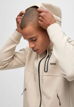 Boss Sariq - Cardigan - Medium Beige -Boss Sales Store 9b410b1b27eb4abcb6e1ed6a6d0ea167