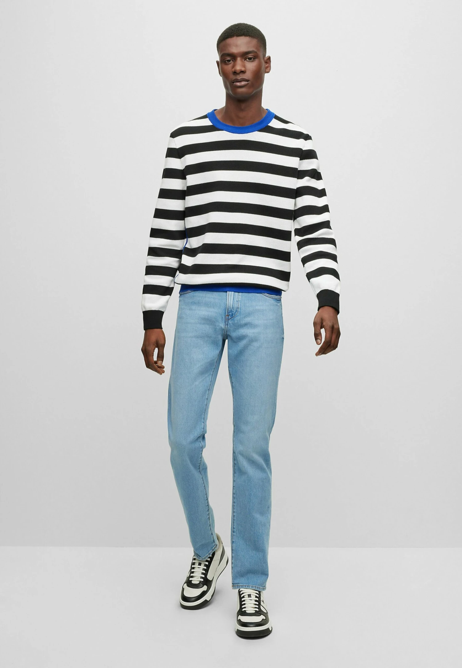 Boss Delaware - Straight Leg Jeans - Light Blue Five 2 Boss Delaware - Straight Leg Jeans - Light Blue Five - Image 2