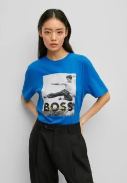 Boss X Bruce Lee T_Lee - Print T-Shirt - Blue Seven 9 Boss X Bruce Lee T_Lee - Print T-Shirt - Blue Seven -Boss Sales Store 9c1c5e4329e7415580ad6c88c9973a83
