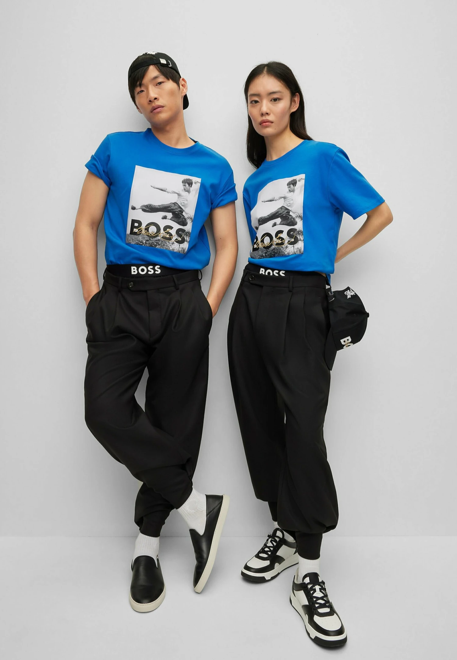 Boss X Bruce Lee T_Lee - Print T-Shirt - Blue Seven 1 Boss X Bruce Lee T_Lee - Print T-Shirt - Blue Seven