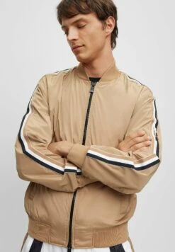 Boss Coltrane - Bomber Jacket - Beige -Boss Sales Store 9edd16212e4a4f98ac19d8d234a0fc29