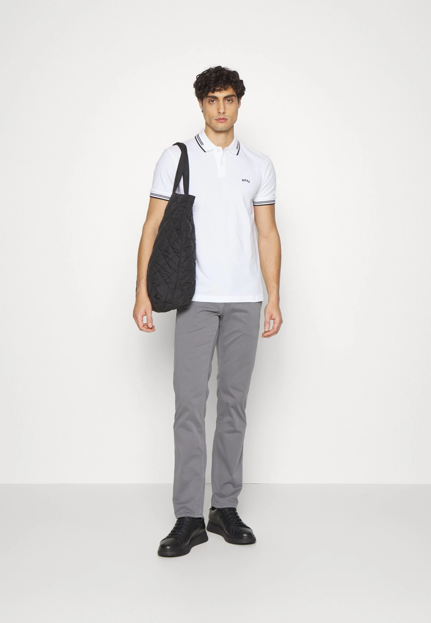 Boss Chinos - Dark Grey 2 Boss Chinos - Dark Grey - Image 2